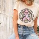 Fight Breast Cancer Shirt, Leopard Breast Cancer Tee, Cancer Shirt, Cancer Support Shirt, Breast Cancer Awareness Tee, for Gift