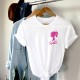 Custom  Shirt,  Personalized Mom And Girl Matching Shirt, Birthday Gift, Baby Shower Shirt, Party T-Shirt, Custom Name Shirt, Pink Shirt
