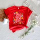 Wild Flower Bouquet Shirt, This Girl Is On Fire Tee, Best Gift for Friend , Gift For Her, Wildflower Tshirt, Floral Tshirt, Gift for Women