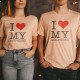 I Love My Girlfriend Shirt, I Love My Boyfriend Shirt, Valentines Couple Shirt, Valentines Day, Love Valentine Shirt, Matching Couple Shirt