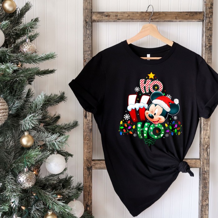 Disney Christmas Ho Ho Ho Shirt, Mickey Shirt, Disney Trip Christmas Shirt, Mickey And Friends Xmas Tee, Disneyland Vacation Trip Gift