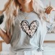 Valentines Day Shirt, Leopard Print Heart Shirt, Valentines Day Shirts For Women,Heart Shirt, Cute Valentine Shirt, Valentines Day Gift