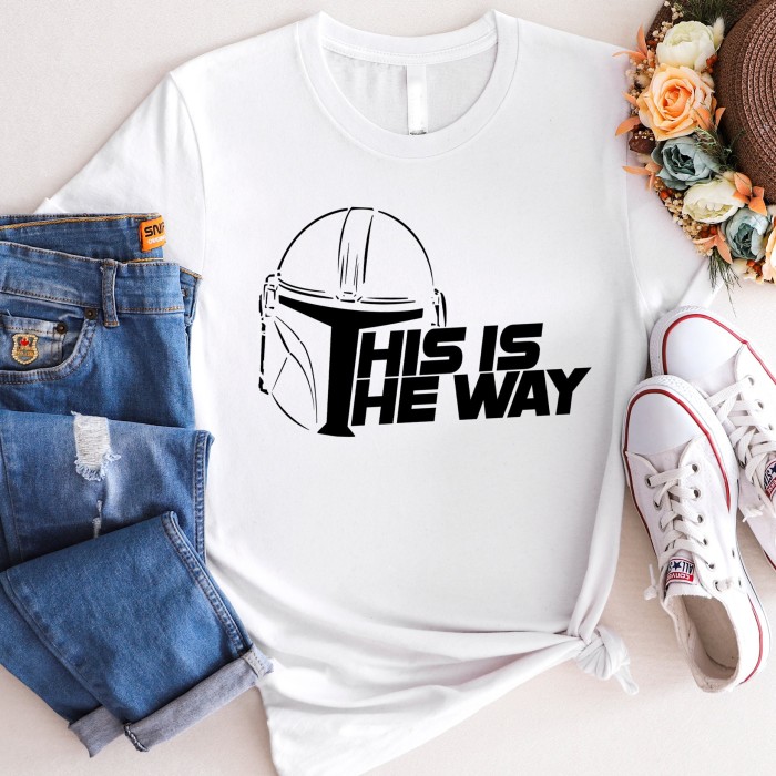 This Is The Way Shirt, Cute Star Hero Shirt, Disney T-Shirt, Disney Man Shirt, Space Wars T-Shirt, Space Wars Shirt, Mandalorian Shirt