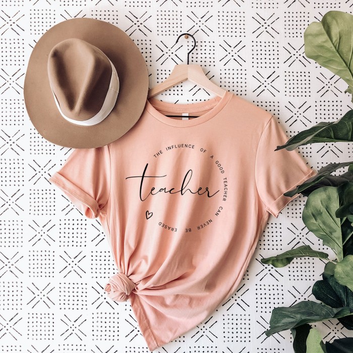 The Influence Of A Good Teacher Can Never Be Erased Shirt, Teacher Gift, Teacher Shirt, Elementary School Teacher Shirt, Preschool Teacher