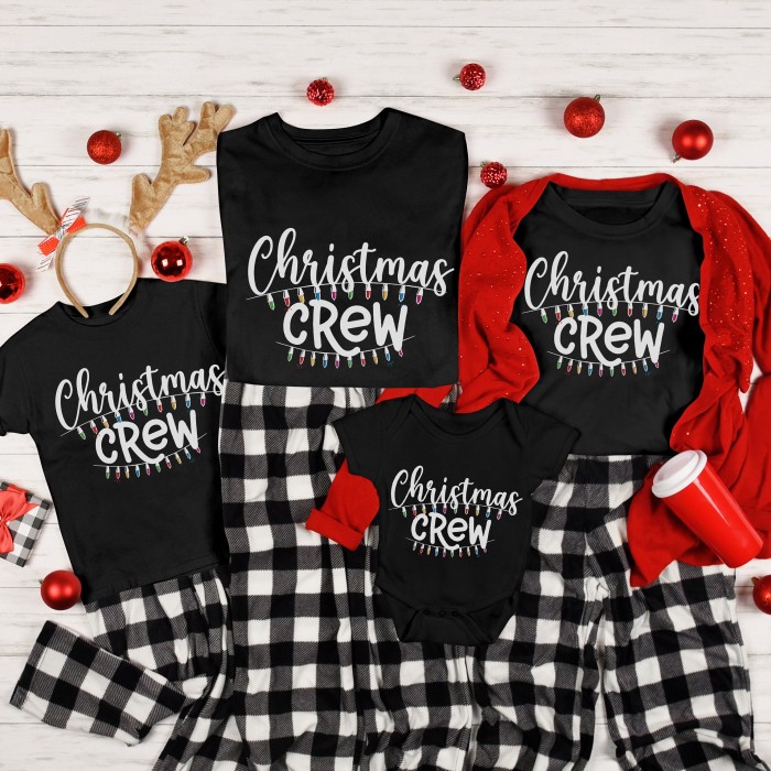 Christmas Crew Shirt, Christmas Light Family Shirt, Christmas Party tshirt, Christmas Squad Shirt, Family Matching Tee, Xmas Gift
