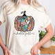 Hello Fall Boho T shirt, Pumpkin Comfort Color Shirt, Watercolor Pumpkins, Autumn Shirt, Woman Fall Tee, Boho Design Pumpkin, Pumpkin Tee