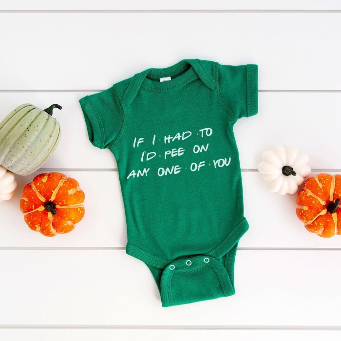 If I Had To I'd Pee On Any One Of You Onesie, Friends Inspired, Friends Onesie, Cute Baby Onesie, Baby Shower Gift, Unisex Onesie