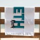 Solid Bold Font Style Personalized Towel, Multi Color Font Design Beach Towel, Bachelorette Trip, Birthday Vacation Gift, Bridesmaid Gift