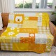 Personalizable Couch Throw, Teddy Blanket With Name, Patchwork Style Nursery Quilt, Child Room Decor, Daisy Baby Blanket, Gingham Pattern