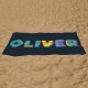 Dino Beach Towel, Personalized Bath Towel, Custom Name Towel, Birthday Gift, Kids Beach Towel, Vacation Gift, Boys Towels, Gift For Boys