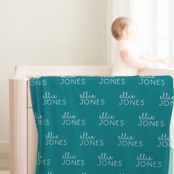 Personalized Baby Name Swaddle, Custom Baby Gift, Baby Shower Gift