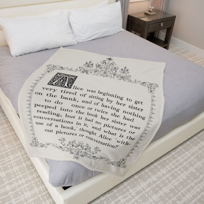 Custom Book Page Blanket, Personalized Favorite Quote Throw , Vintage Cottagecore Decor, Couch Blanket , Book Lover Gift, Dark Academia, Custom Throws