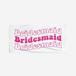 Retro Style Bachelorette Party Beach Towels, Bridesmaid Towel, Maid of Honor Towel, Bridal Shower Gift, Bachelorette Party Favors