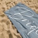 Personalized Mrs. Name Beach Towel, Bride Custom Beach Towel, Personalized Beach Towel, Honeymoon/Bachelorette Trip, Bridal Shower Gift