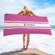 Customized Bride and Bridesmaid Pool Towel, Personalized Bath Towel, Name Beach Towel, Custom Name Pool Towel, Bachelorette Bride Towel
