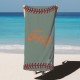Custom Baseball Team Towel, Sports Personalized Beach Towel, Personalized Bath Towel, Number And Name Pool Towel