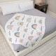 Custom Baby Shower Present, Rainbows And Names Baby Blanket, Baby Girl Present, Boho Nursery Decor, Stroller Throw, Hospital Gift