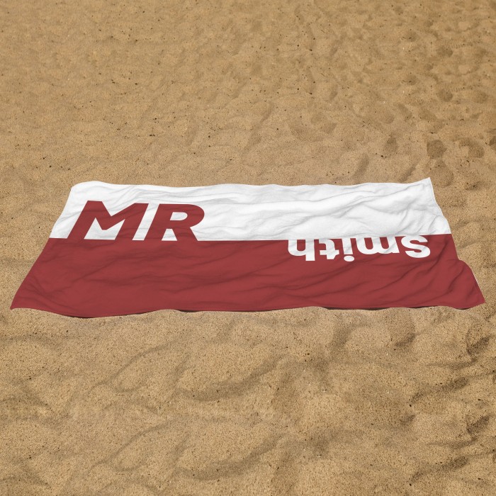 Custom Mr. and Mrs. Beach Towels, Personalized Bridal Shower Gift, Newlywed Gifts, Honeymoon Vacation Gift, Gift For Bride and Groom Custom Mr. and Mrs. Beach Towels, Personalized Bridal Shower Gift, Newlywed Gifts, Honeymoon Vacation Gift, Gift For Bride and Groom
