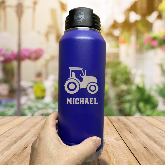 Personalized Kids Water Bottle with Straw, Back to School, 40oz Stainless Steel Custom Laser Engraved for Boys and Girls, Christmas Gift Personalized Kids Water Bottle with Straw, Back to School, 40oz Stainless Steel Custom Laser Engraved for Boys and Girls, Christmas Gift