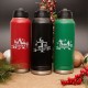 Custom Design Water Bottle With Name, Personalized Christmas  Water Bottle Gift,  Christmas Party Gift, Engraved Christmas Water Bottle
