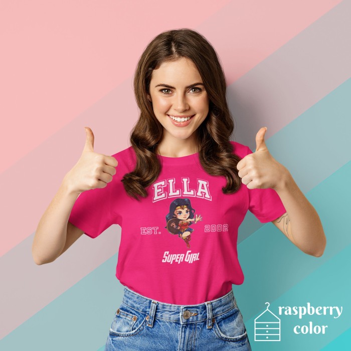 Custom Superheroes Shirt, Personalized Cute Hero Birthday Shirt,Family Birthday Party Tee,Hoollywood Trip Tee