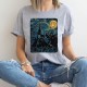 Starry Night Shirt, Magic Wizard Castle Boat, Magic School, Book Nerd Gift, Fantasy Shirt, Wand Wizard, Vacation, Mischief