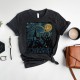 Starry Night Shirt, Magic Wizard Castle Boat, Magic School, Book Nerd Gift, Fantasy Shirt, Wand Wizard, Vacation, Mischief