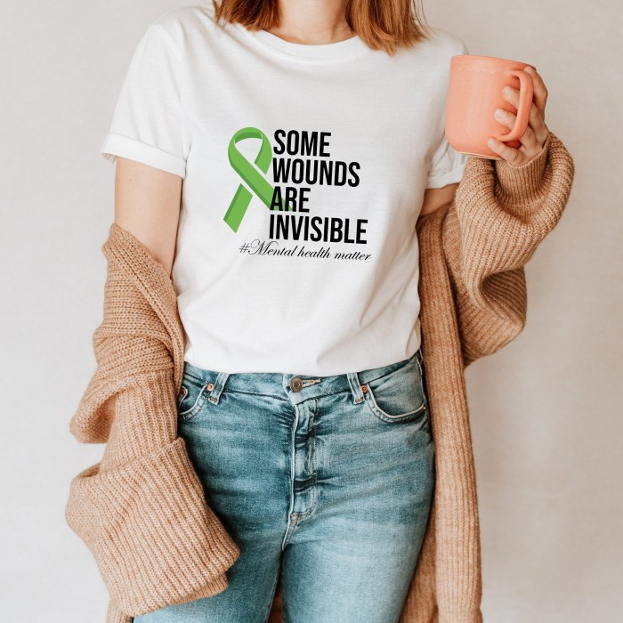 Some Wounds Are Invisible Shirt,  Mental Illness, Mental Health Shirts, Mental Health Awareness, Teacher Shirt, Inspirational Shirts Women