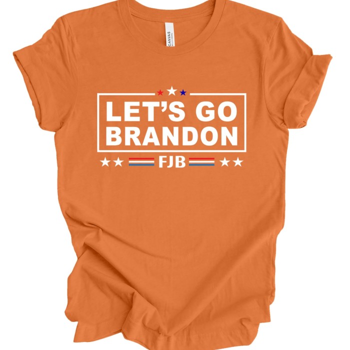 Lets Go Brandon FJB Trump 2024 T-shirt Donald Trump for President Republican party Mens Shirt