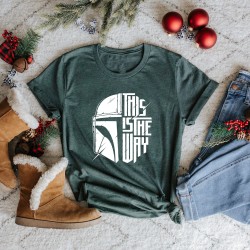 This Is The Way Shirt, Galaxy edge Shirt, Disneyland Shirt, Mandalorian Shirt, Disney World Shirt, Gift for Men/Women This Is The Way Shirt, Galaxy edge Shirt, Disneyland Shirt, Mandalorian Shirt, Disney World Shirt, Gift for Men/Women