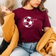 Personalized Soccer Ball Shirt, Customized Soccer Shirt,  Soccer Team Shirt, Personalized Soccer Shirt, Personalized Soccer Heart Shirt
