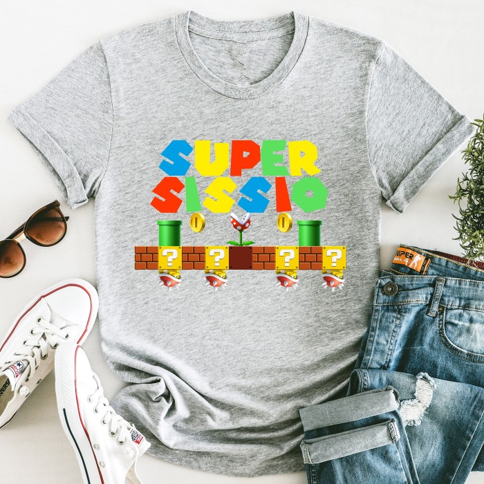 Super Daddio Game Shirt, Super Mommio Shirt, New Dad Shirt, Super Kiddio Shirt, Father's Day Shirt, Gift for Dad, Family Matching Shirt Super Daddio Game Shirt, Super Mommio Shirt, New Dad Shirt, Super Kiddio Shirt, Father's Day Shirt, Gift for Dad, Family Matching Shirt