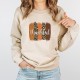 Thankful Thanksgiving Sweatshirt, Leopard print Fall Sweatshirt
