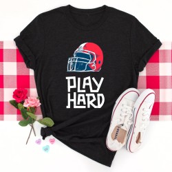 American Football Shirt, Team Half Time Shirt, Play Hard Shirt, Football Game Day Tee, Game Day Shirt, Sports Shirt