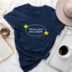 Custom Logo on a Shirt - Team Logo T-Shirt - Personalized Tshirt - Your Logo Text on a Graphic Tee, Your Business Logo or Brand Logo T Shirt