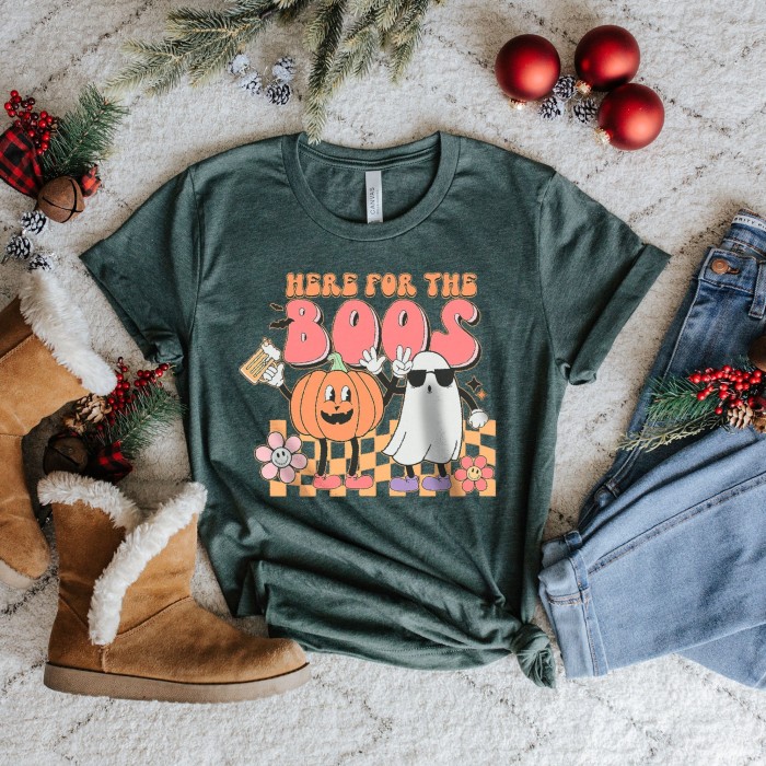 Retro Halloween T-shirt, Vintage Ghost Halloween Shirt, Here For The Boos Halloween Tee Retro Fall Shirt, Halloween Shirt, Spooky Season Tee Retro Halloween T-shirt, Vintage Ghost Halloween Shirt, Here For The Boos Halloween Tee Retro Fall Shirt, Halloween Shirt, Spooky Season Tee