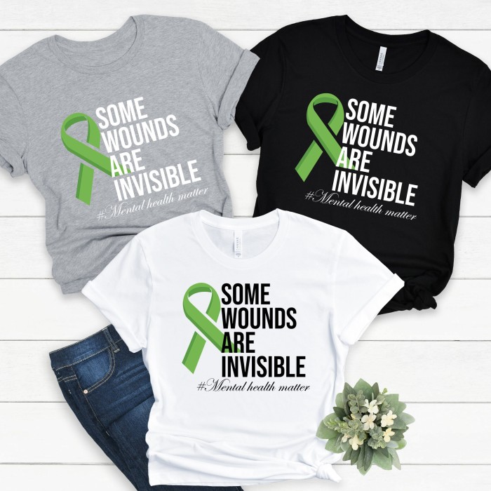 Some Wounds Are Invisible Shirt,  Mental Illness, Mental Health Shirts, Mental Health Awareness, Teacher Shirt, Inspirational Shirts Women