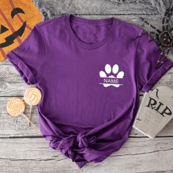 Custom Dog Name Shirts, Personalized Dog Mom, Dog Paw Shirts, Custom Dog Mom Shirt, Vet Tech Shirt, Vet tech week