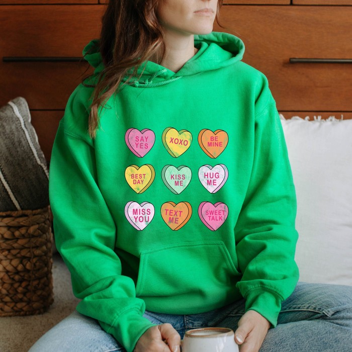 Be Mine Sweatshirt, Conversation Hearts Shirt, XOXO Hoodie, Valentines Day Hoodie, Couple Hoodie, Gift For Her, Gift For Valentine Hoodie