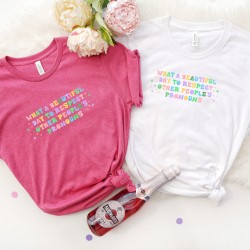 What A Beautiful Day to Respect Other People's Pronouns Shirt, Gay Rights T-Shirt, Human Rights Shirt,Equality T-Shirt, LGBTQ+ Shirts, Pride Tee What A Beautiful Day to Respect Other People's Pronouns Shirt, Gay Rights T-Shirt, Human Rights Shirt,Equality T-Shirt, LGBTQ+ Shirts, Pride Tee