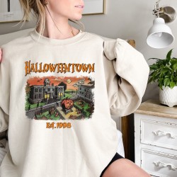 Halloweentown Est 1998 Sweatshirt, Vintage Halloween Sweatshirt, Halloweentown University, Retro Halloweentown Hoodie, Fall Sweatshirt 