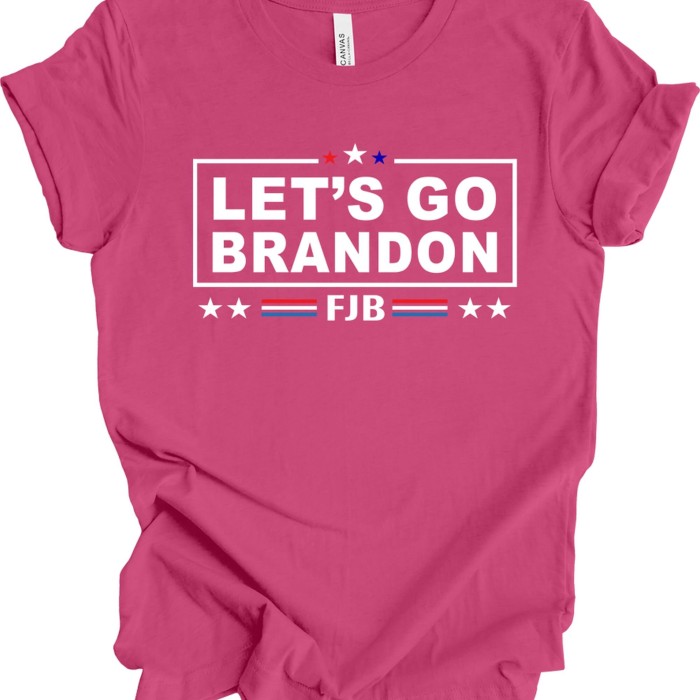 Lets Go Brandon FJB Trump 2024 T-shirt Donald Trump for President Republican party Mens Shirt