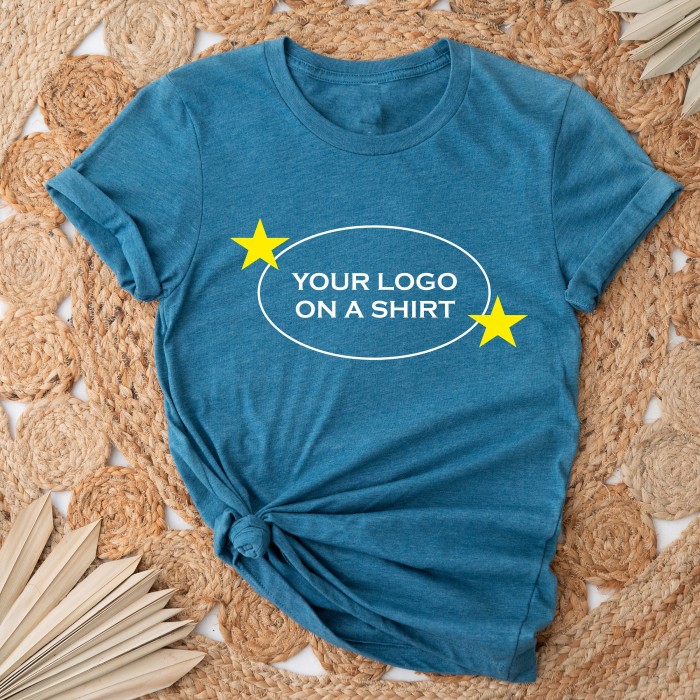 Custom Logo on a Shirt - Team Logo T-Shirt - Personalized Tshirt - Your Logo Text on a Graphic Tee, Your Business Logo or Brand Logo T Shirt Custom Logo on a Shirt - Team Logo T-Shirt - Personalized Tshirt - Your Logo Text on a Graphic Tee, Your Business Logo or Brand Logo T Shirt