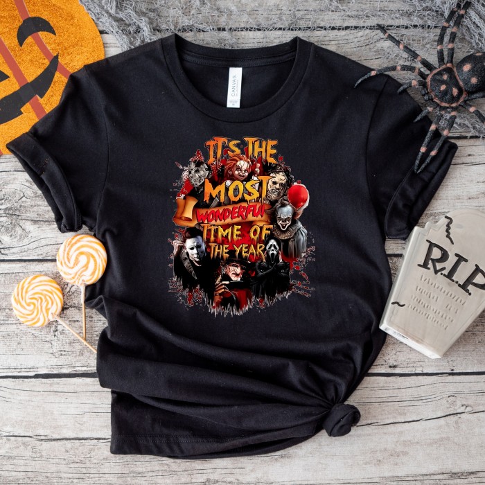 The Most Wonderful Time of The Year Halloween Shirt, Horror Movie, Halloween Shirt, Scream, Jason, Freddy, Fright Night Sweatshirt