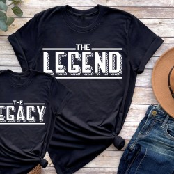The Legend, The Legacy, Father Son Shirts, Father and Son, Dad and Son Shirt, Matching Shirts, Fathers Day Gift, Gift for Dad