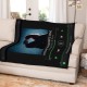 Custom Music Player Blanket, Music Blanket with Photo, Anniversary Gift, Couple Gift, Sherpa/Minky, Valentine's Day Gift, Gift for Friend