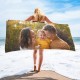 Custom Photo Beach Towel, Personalized Photo Pool Towel, Modern Stylish Soft Comfortable Couple Picture Beautiful Towel, Gift For Her Custom Photo Beach Towel, Personalized Photo Pool Towel, Modern Stylish Soft Comfortable Couple Picture Beautiful Towel, Gift For Her