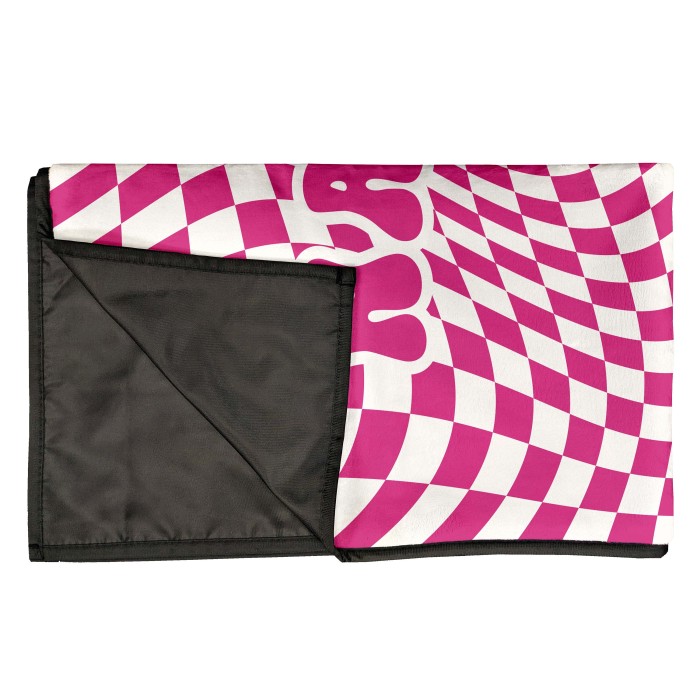CUSTOM RETRO Picnic Blanket, Foldable with Carrying Strap, Ideal for Camping, Beach, and Outdoor Fun, Water-Resistant and Easy to Clean