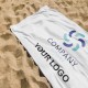 Custom Logo / Text Name Beach Towel, Personalized Design Pool Towel, Bath Pool Towel, Bride Bachelorette Towel, Anniversary Gift