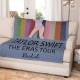 Taylor Custom Name Blanket, Swiftie Eras Tour 2023 Throw, Concert Personalized Gift, Christmas Present,Keepsake Throw, Taylor Swift Blanket